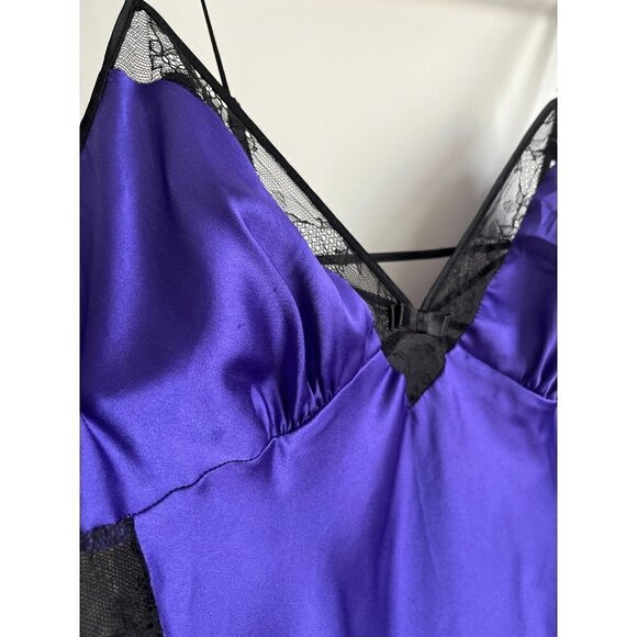 Victoria's Secret Purple and Black Lace Chemise - Picture 3 of 3
